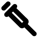 Small Syringe line icon