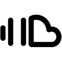 Soundcloud line icon