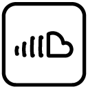 Soundcloud line icon