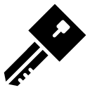 Square Key glyph Icon