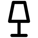 Standing Lamp line icon