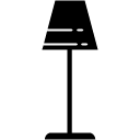 Standing Lamp_1 line icon