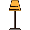 Standing Lamp_1 line icon