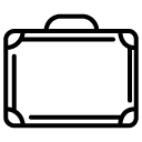 Suitcase solid icon