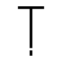 T' glyph Icon