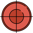 Target Seeker filled outline icon