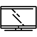 Television Screen line icon