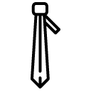 Tie solid icon