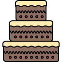 Tiered Cake line icon