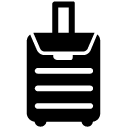 Travelling Luggage solid icon