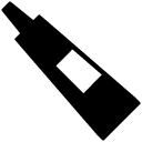 Tube solid icon