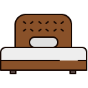 Twin Bed line icon