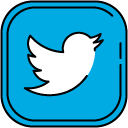 Twitter_1 filled outline icon