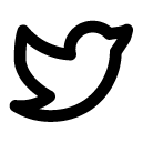 Twitter_1 line icon