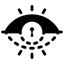 Visibility eye glyph Icon