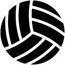 Volleyball solid icon