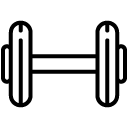Weights line icon