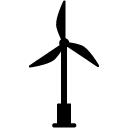 Windmill solid icon