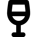 Wine glass line icon