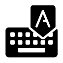 a keyboard glyph Icon