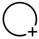 add circle glyph Icon