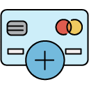 add credit card filled outline icon