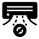 air conditioner refresh glyph Icon