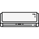 airconditioner filled outline icon