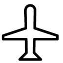 airplane mode line Icon