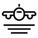 airplane_1 line Icon