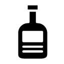alcohol bottle one glyph Icon