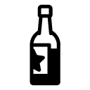 alcohol bottle three glyph Icon