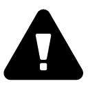 alert warning glyph Icon