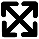 all directions_1 line icon