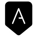 alphabet glyph Icon