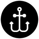 anchor symbol 1 glyph Icon