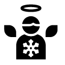 angel glyph Icon