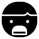 angry glyph Icon copy