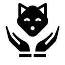 animal care glyph Icon