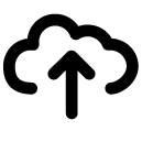 arrow up cloud line Icon