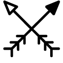 arrows glyph Icon
