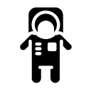 astronaut glyph Icon