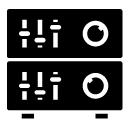 audio device glyph Icon