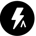 auto flash glyph Icon