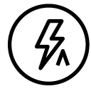 auto flash line Icon