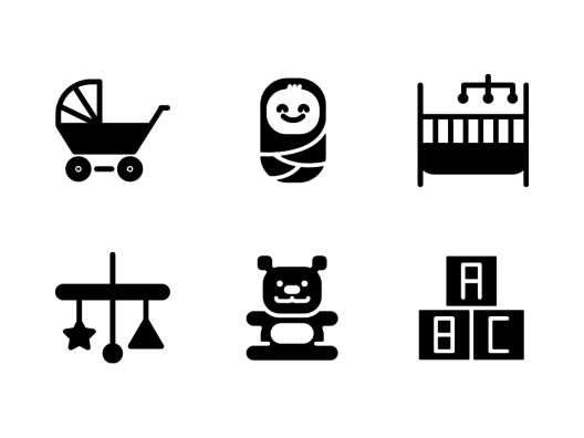 baby-glyph-icons