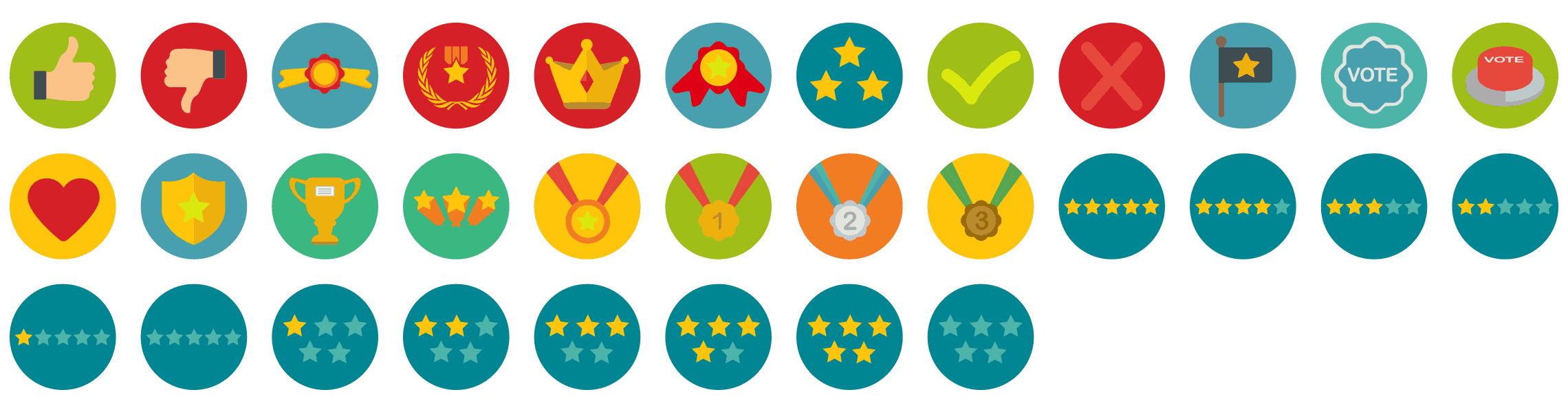 badges-and-votes-flat-icons-vol-1-preview