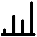 bars chart line icon