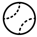 base ball line Icon