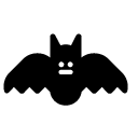 bat glyph Icon